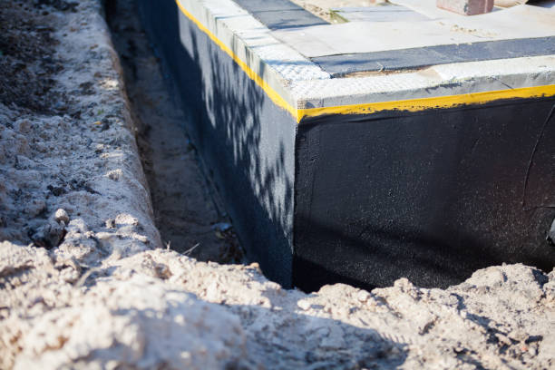 Residential Waterproofing installation at a Ogdensburg, NY home by SJ Waterproofing Pros